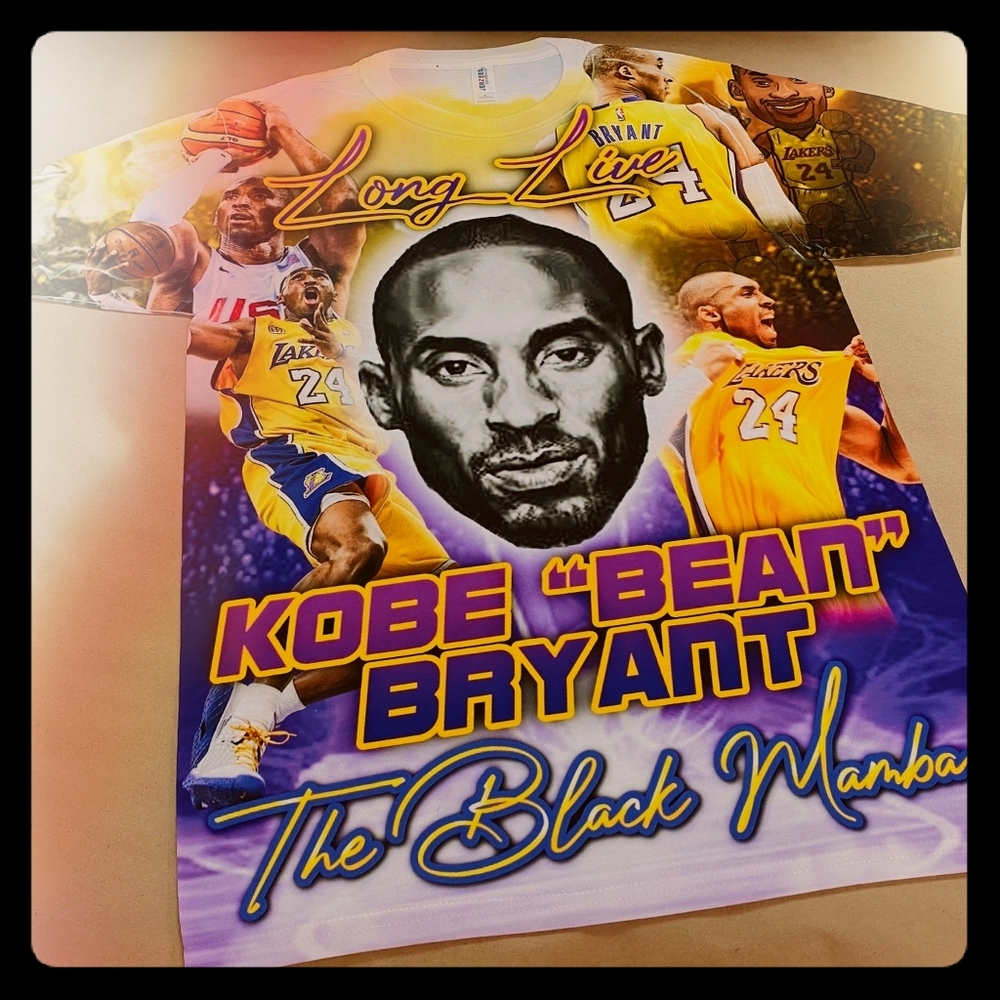 KOBE BLACK MAMBA FULL SUBLIMATION TSHIRTS